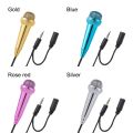 Chatting For Phone Computer Recording Portable Karaoke Condenser Microphones Mini Microphone Handheld Phone Mic. 