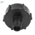 IBC Tote Tank Adapter Coarse Thread Water Tank Connector Fitting Black 20mm. 