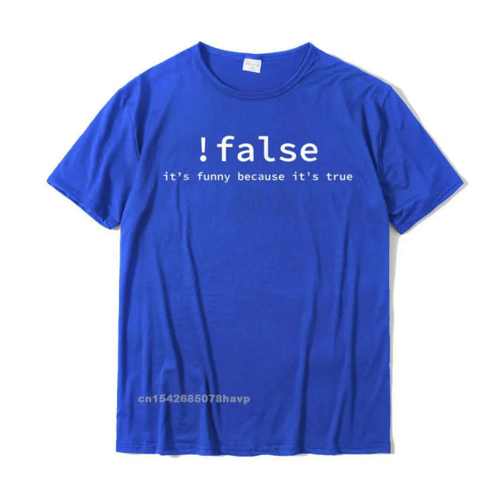 Funny%20False%20Programming%20Coding%20T-Shirt%20For%20Programmers%20Tshirts%20T%20Shirt%20Family%20Cotton%20Printed%20On%20Simple%20Style%20Men%20-%20Image%203