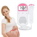 Fetal Doppler 2.5 MHz Probe Heart Beat Monitor Backlight LCD Pink Color Fetal Sound Heart Rate Detector LCD Display No Radiation. 