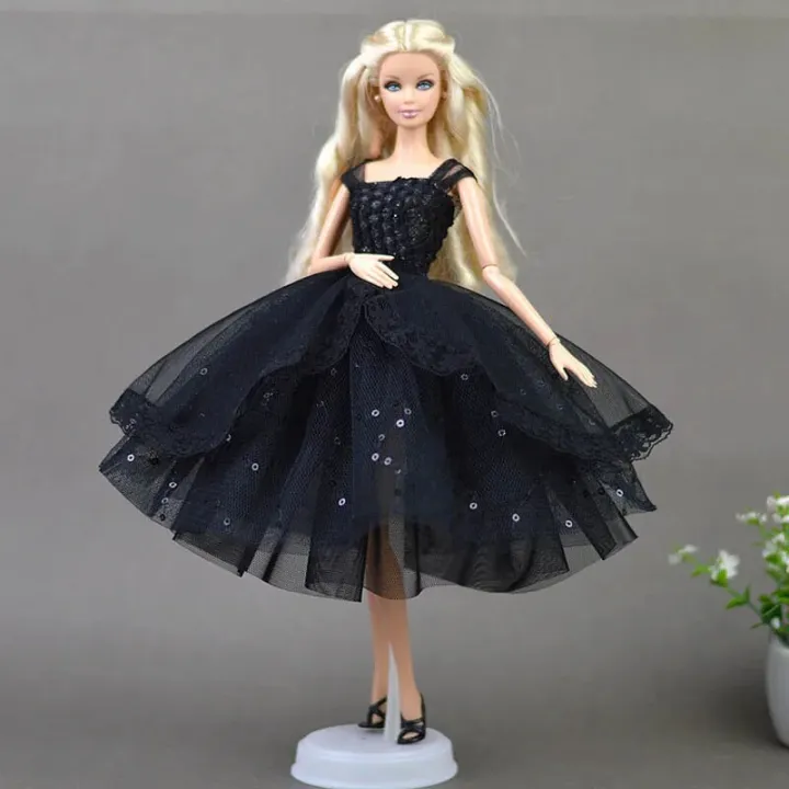 %E3%80%90The%20road%20to%20happiness%20Store%E3%80%91Dresses%20Elegant%20Black%20Little%20Dress%20Evening%20Clothes%20for%20Barbie%20Dolls%20For%201/6%20BJD%20Doll%20Gift%20Doll%20Accessories%20-%20Image%204