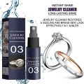 Versatile Jewelry Cleaner Anti-Tarnish Quick Jewellery Cleaning Spray for Watch Diamond Silver Gold Jewelry All-Purpose Cleaner Household Cleaning Chemicals- Avant-garde. 