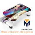 Multicolor Foldable Laptop Table - Stylish And Functional Addition To Any Space - Add Convenience To Workspace With A Multicolor Foldable Laptop Table. 