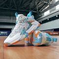 Poison James Basketball Shoes Friction Sound Non-Slip Wear-Resistant and Lightweight Breathable High-Top Men's Junior Mandarin Duck Sneakers. 