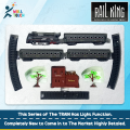 Rail King - Intelligent Classical Express Train Track Playset Toy for Children - Fun and Educational Car Toy for Hours of Entertainment.