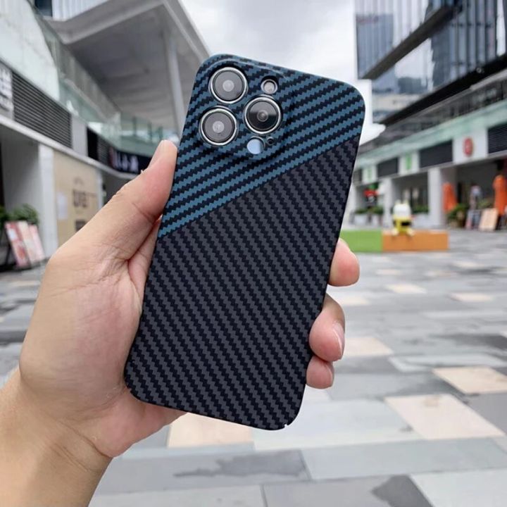 Ultra%20Thin%20Kevlar%20Carbon%20Fiber%20Phone%20Case%20For%20iPhone%20X%20XR%20XS%20Max%2011%2012%2013%2014%20Pro%20Max%2014Plus%20Slim%20Full%20Protective%20Back%20Cover%20-%20Image%207