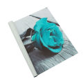 Wall Decor Canvas Gift Flower Floral Back and White Teal Rose Wall Art Picture Large.