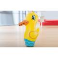 Bestway Children's Inflatable Rhubarb Duck Tumbler Inflatable Sandbag 12653 Rhubarb Duck | Kids Punching Bag. 