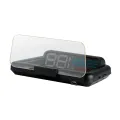 Car HUD Display, HUD Head Up Display High Definition Speedometer Car Safe Driving Computer Speed and Voltage Alarm for All Vehicles, 3D Reflection Display. 