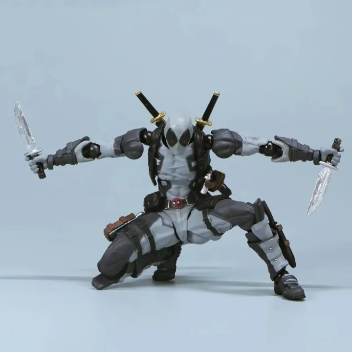 AMAZING%20YAMAGUCHI%20Deadpool%202.0%20Grey%20Action%20Figure%20Mutants%20Joint%20Movable%20KAIYODO%20Wade%20SHF%20Model%20Movie%20Toys%20for%20Kids%20Gift%20-%20Image%203