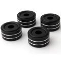 ICQURBT 12Pcs 40X20mm Aluminum HiFi AMP Speaker Isolation Stand Turntable DAC Feet Pad. 