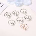 New 2025 26 Letter Opening Rings Adjust New.