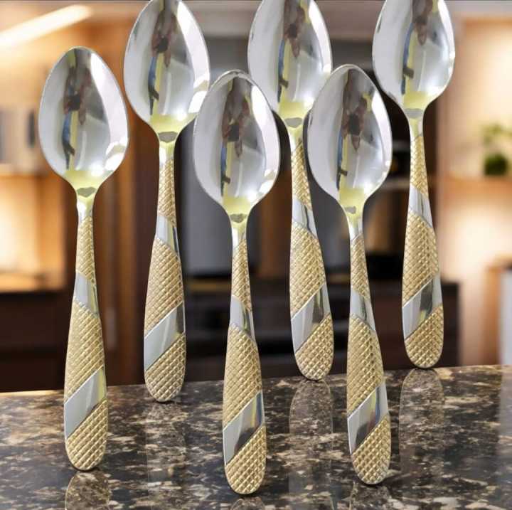 6%20pieces%20Stainless%20steel%20Tea%20Spoon%20Set-%20Multi-Design%206-Inch%20For%20Kitchen%20and%20Dining-Chamis%20-%20Image%206