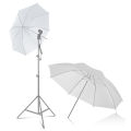 Reflective Umbrella Photo Studio Set 33 ' 84 cm Silver White Soft Light Umbrella + Dual-use 4 Pieces Photography Accessories House Foocus.
