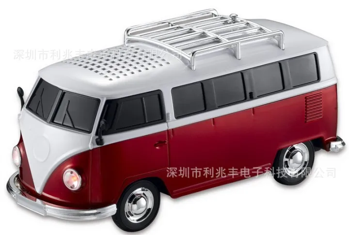 Mini gift bus speaker bus model bluetooth speaker car bluetooth speaker