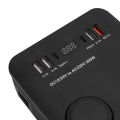 200W Power Inverter DC 12V to AC 240V Car Power Inverter with 3 USB Port Type C Port QC3.0 Port PD3.0 Port 2 Cigarette Lighter. 