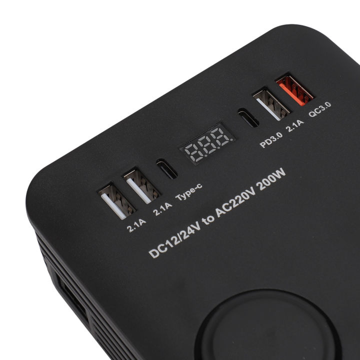 200W%20Power%20Inverter%20DC%2012V%20to%20AC%20240V%20Car%20Power%20Inverter%20with%203%20USB%20Port%20Type%20C%20Port%20QC3.0%20Port%20PD3.0%20Port%202%20Cigarette%20Lighter%20-%20Image%206