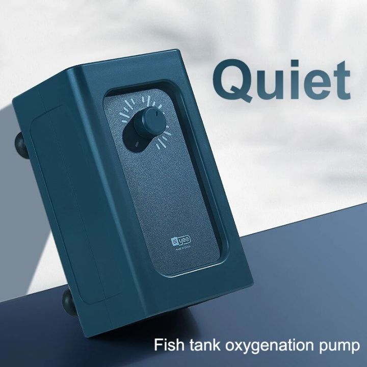 Enhance Ultra Silent Aquarium Air Pump with Dual Outlet Adjustable Air Valve Air Compressor for Fish Tank Air Pump