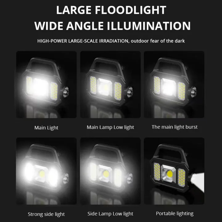 Pocket%20Work%20Light%20High%20Power%20COB%20LED%20Mini%20Keychain%20Light%20USB%20Rechargeable%20LED%20Flashlight%20IPX4%20Waterproof%20for%20Outdoor%20Accessories%20-%20Image%203