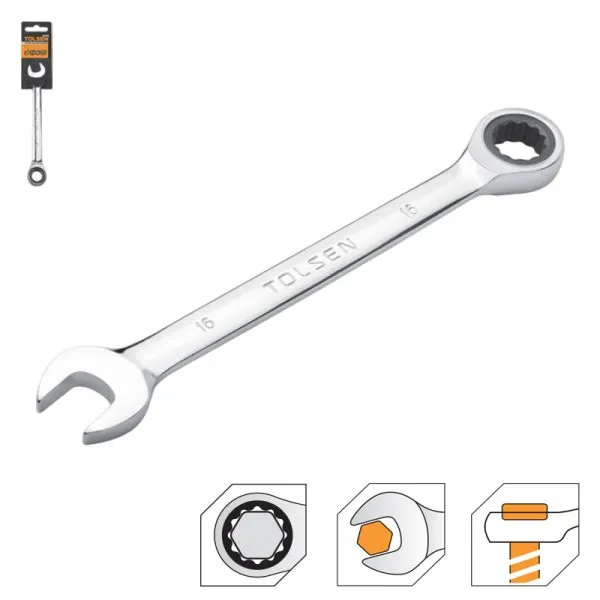 TOLSEN%2019mm%20Ratchet%20Gear%20Spanner%20Fixed%20Head%20Combination%20Wrench%20Cr-V%20Model:%2015215%20-%20Image%203