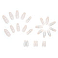 Menggh 24pcs With Glue Fake nails cute  pattern False nails With Design press on nails Artificial nails Full Cover water proof nail art. 