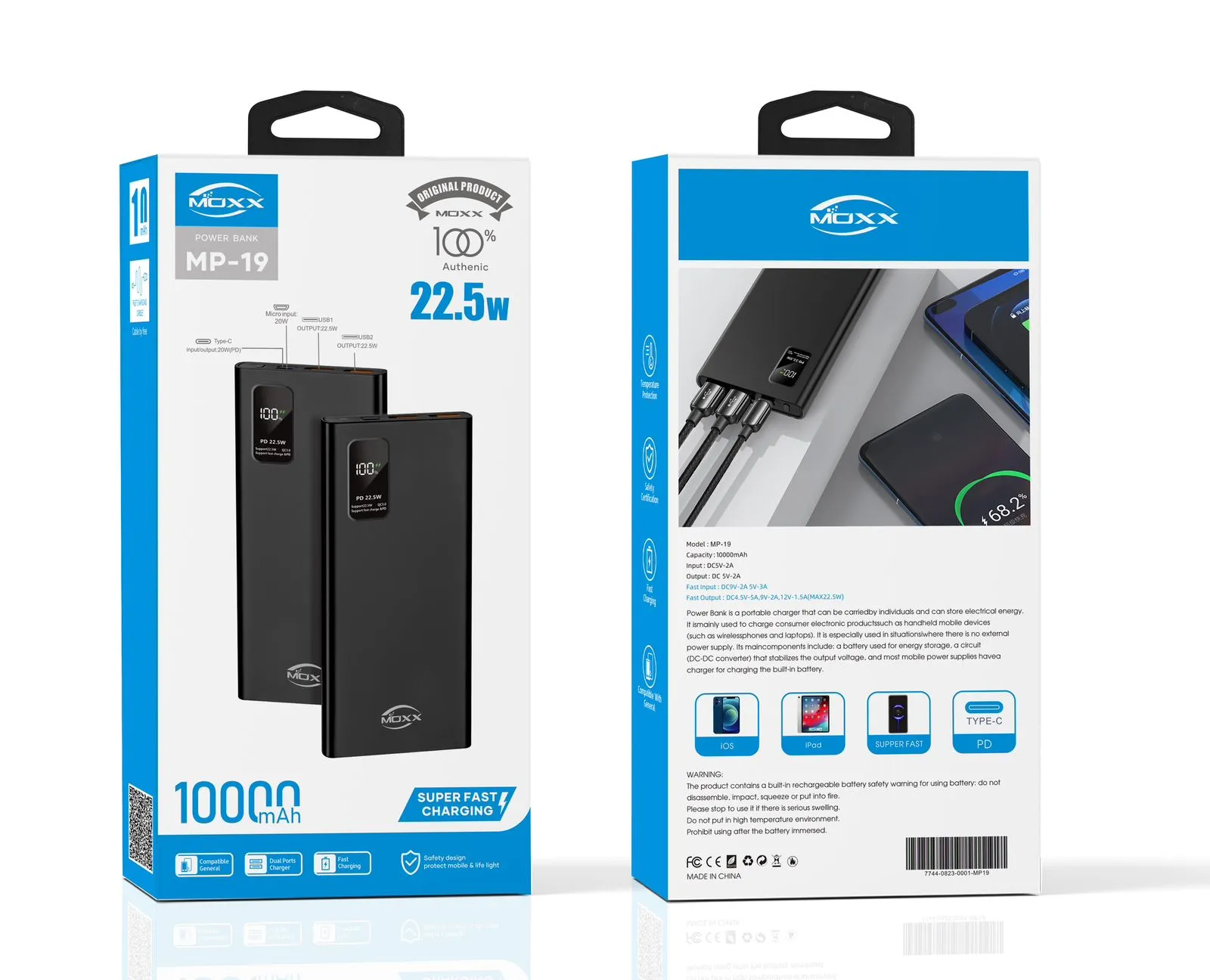 Moxx MP-PB20 20000mAh Power Bank maccity bd