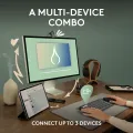 Logitech Pebble 2 Combo, Wireless Keyboard and Mouse, Quiet and Portable, Customisable, Logi Bolt, Bluetooth, Easy-Switch for Windows, macOS, iPadOS, Chrome. 