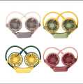 Neck Hanging Portable Fan 2 Speeds Adjustment USB Charging For Outdoor Activity  Traveling. 