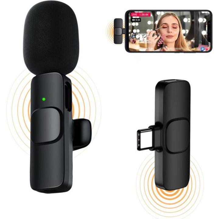 K8%20Wireless%20Microphone%20Professional%20Lapel%20Lavalier%20Microphone%20Remove%20Noise%20For%20Type%20C%20Microphone%20-%20Image%202
