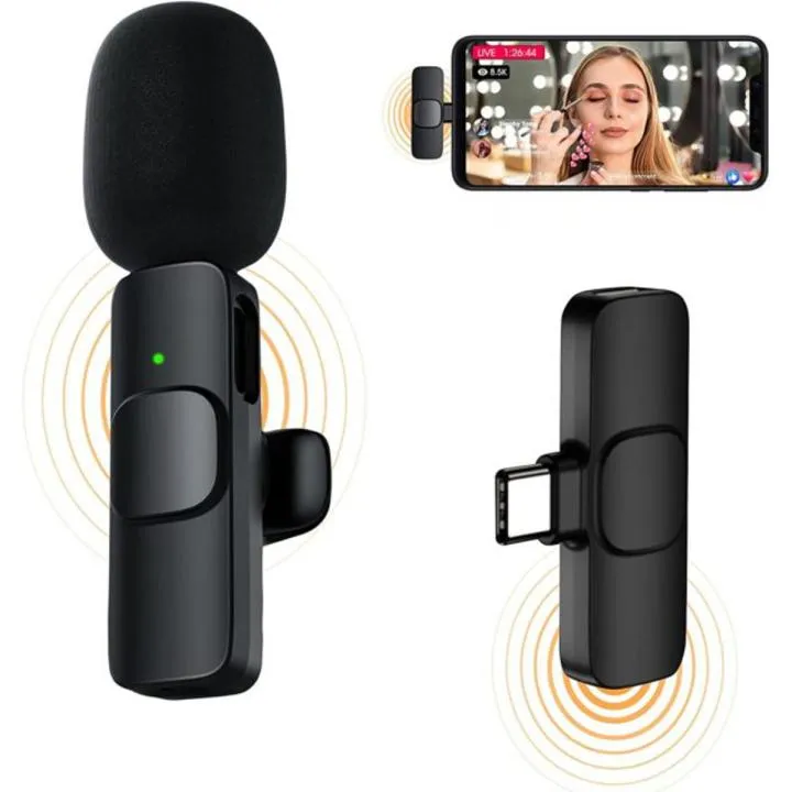 K8%20Wireless%20Microphone%20Professional%20Lapel%20Lavalier%20Microphone%20Remove%20Noise%20For%20Type%20C%20Microphone%20-%20Image%202