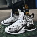 Basketball Shoes for Men Cushioning Basketball Sneakers Men's High-top Outdoor Sports Sneakers Breathable Athletic Shoes.