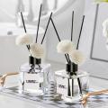 50ml Flameless Home Fragrance Room Perfume Liquid Jasmine Diffuser Essential Plastic Reed Flower Bottle With Aromatherapy O E4L2. 