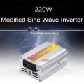 220W Power Inverter (12V Dc To 230V Ac Converter) - Reliable Power Conversion Solution For On-The-Go Use. 