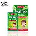 B Formula Tea Tree Deep Cleansing Nose Pore Strips 6pcs White. 