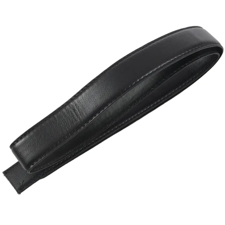 Luxury%20Men's%20Leather%20Automatic%20Ribbon%20Waist%20Strap%20Belt%20Without%20Buckle%20Black%20-%20Image%204