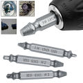 6pcs Damaged Screw Extractor Speed Out Drill Bits Tool Set Broken Bolt Remover Quickly extract the rusty.