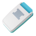 Tab Punch Handheld Folder Punch Loose Leaf Separator Label Punch Craft Paper Punch Cutter Puncher, Flat Easy Install.