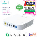 MARSRIVA KP4 10000mAh Smart Mini DC UPS – Portable Backup Power for WiFi Router, Modem & CCTV. 