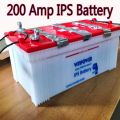 IPS Battery 200 Amp Winpower With Garanty all Over Bd Easy Maintance Havvy Loaded Battery. 