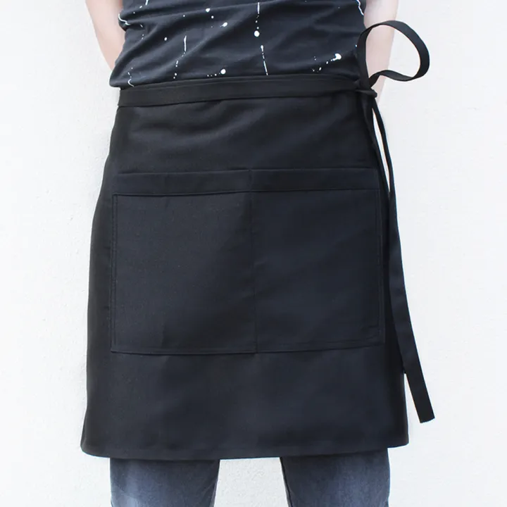Cotton%20Waist%20Apron%20With%20Pockets%20Premium%20Waterproof%20Anti-oil%20Anti-fouling%20Dust-proof%20Cooking%20Apron%20-%20Image%207