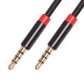 3.5mm Jack AUX AUDIO Male to Female Extension Cable with Microphone Stereo 3.5 Audio Adapter for PC Headset (1M).