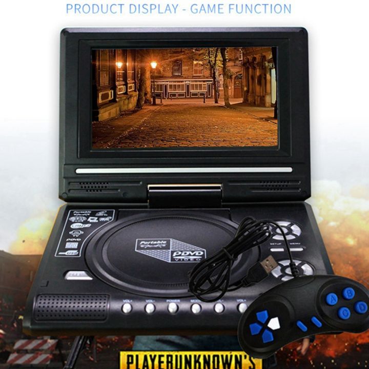 7.8%20Inch%20TV%20Home%20Car%20DVD%20Player%20with%20TV/FM/USB/Game%20Function-EU%20Plug%20-%20Image%202