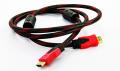 Hi Speed HDMI Cable 3m - Black and Red. 