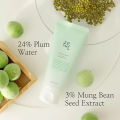 100ml Beauty Woman Facial Cleanser Cream Long-lasting Moisturizing Gentle Cleansing Refreshing Oil Control Green Plum Cleanser.