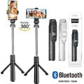 XT-02 Flexible 2 in 1 Bluetooth Selfie Stick Horizontal and Vertical Shooting Mobile Phone Tripod Remote Control Selfie Stand by by Tuhfa Gadget.