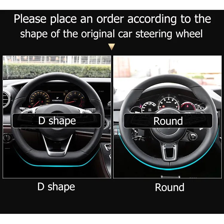 carbon fiber leather steering wheel cover Carbon fiber leather steering wheel cover Su zuki Vitara Swift XL7 Presso Dzire Jimny Ciaz model Round black sport Daraz .bd