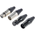 dmx connector 3 pin, original supplier connector 3pin xlr connector 3pin female+male connector(2p).