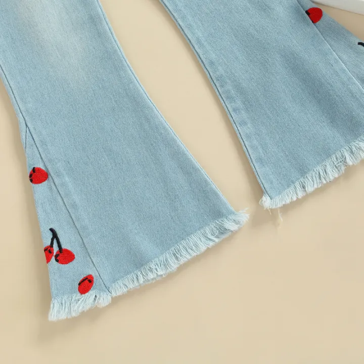 Children's%20pants%20girls%20autumn%202023%20new%20princess%20foreign%20children's%20jeans%20women's%20spring%20and%20autumn%20stretch%20flared%20pants%20tide%20-%20Image%204