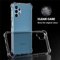 Samsung Galaxy A32 (4G) _Premium Silicone Case Crystal Clear Soft TPU Ultra-Thin Transparent Flexible Protective Mobile Phone Back Cover.