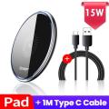 Essager 15W Qi Wireless Fast Charging Supports All Wireless Charging Phones Induction Pad For iPhone 14 13 12 Pro Max X Xiaomi mi 10 Samsung S20 Huawei.
